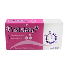 [LEVONORGESTREL] POSTDAY 0.75MG TABLETAS C/2