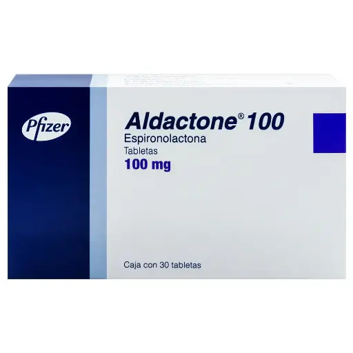 [ESPIRONOLACTONA] ALDACTONE 100MG TABLETAS CON 30