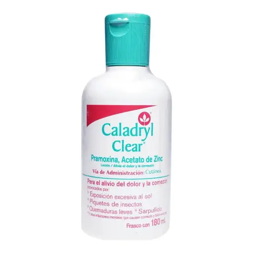[ACETATO DE ZINC,PRAMOXINA] CALADRYL-CLEAR LOCION 180ML