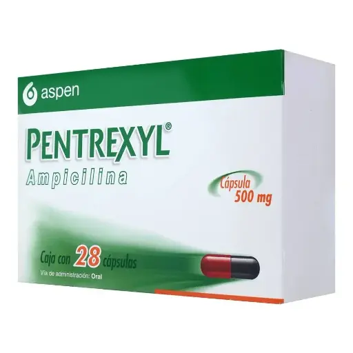 [AMPICILINA] PENTREXYL 500MG CAPSULAS CON 28