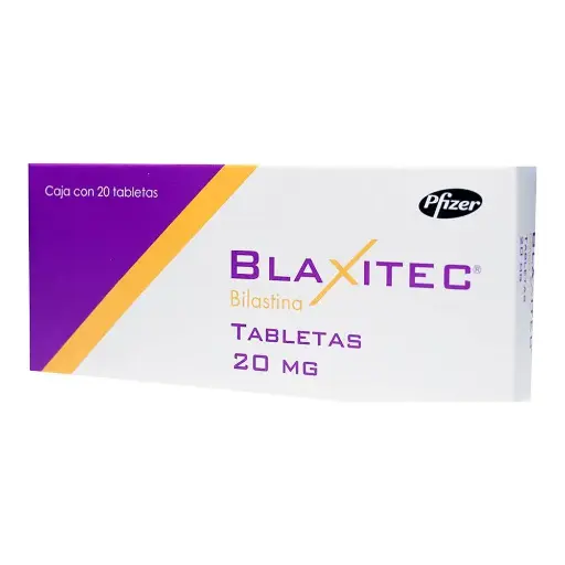 [BILASTINA] BLAXITEC 20MG TABLETAS CON 20