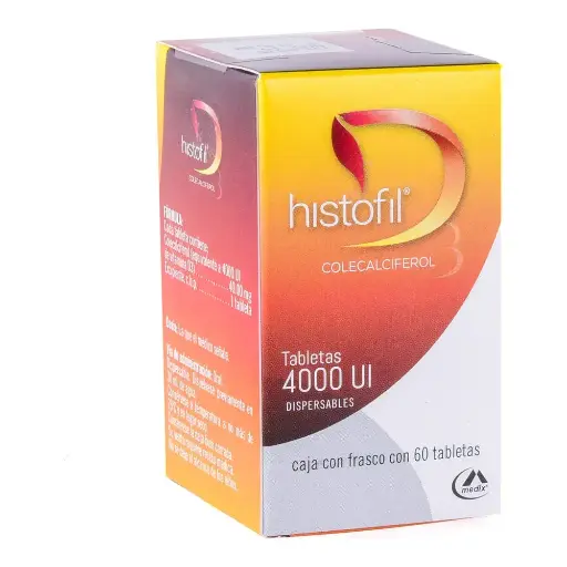 [COLECALCIFEROL] HISTOFIL 4000UI TABLETAS CON 60