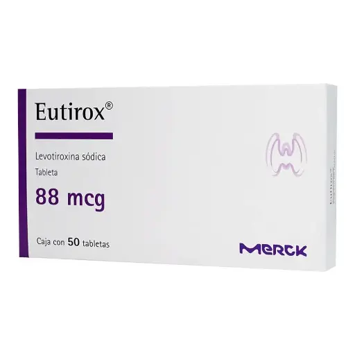 [LEVOTIROXINA SODICA] EUTIROX 88MCG TABLETAS CON 50
