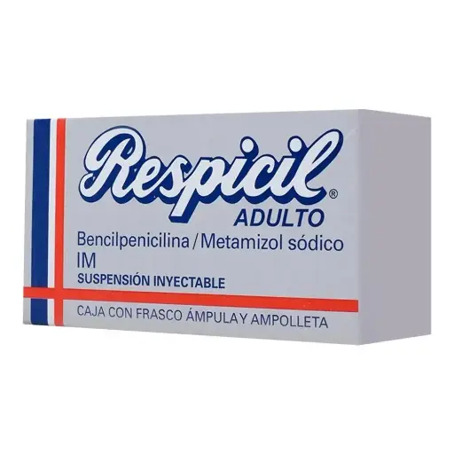 [METAMIZOL SODICO,BENCILPENICILINA CLEMIZOL] RESPICIL ADULTO INYECTABLE CON 1