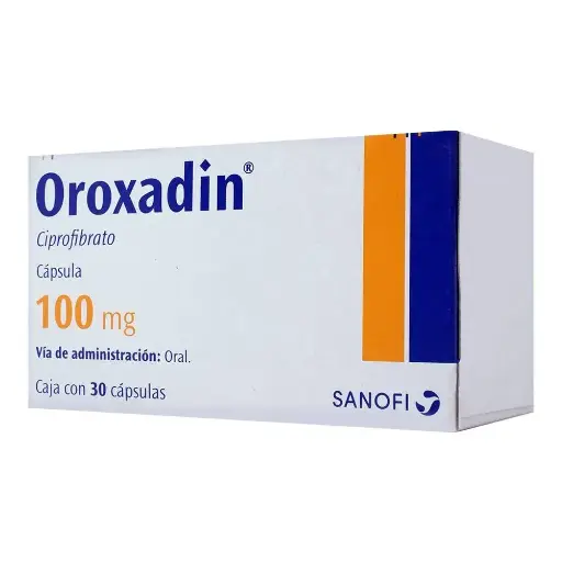 [CIPROFIBRATO] OROXADIN 100MG CAPSULAS CON 30