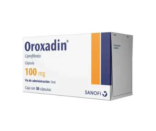[CIPROFIBRATO] OROXADIN 100MG CAPSULAS CON 30