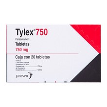[PARACETAMOL] TYLEX 750MG TABLETAS C/20