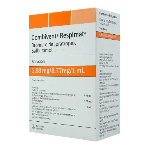[SALBUTAMOL,IPRATROPIO] COMBIVENT RESPIMAT 1.68/8.77 AEROSOL 5ML