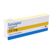 [ESCITALOPRAM] LEXAPRO 10MG TABLETAS C/28