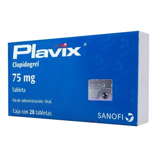 [CLOPIDOGREL] PLAVIX 75MG TABLETAS CON 28
