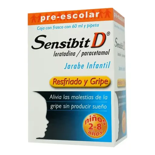 [PARACETAMOL,LORATADINA] SENSIBIT-D JARABE INFANTIL 60 ML