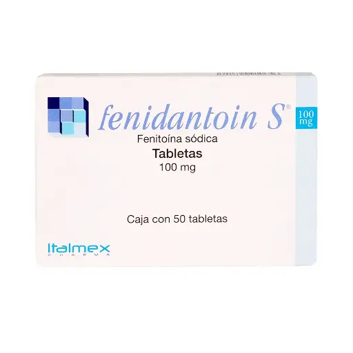 [FENITOINA] FENIDANTOIN-S 100MG TABLETAS CON 50