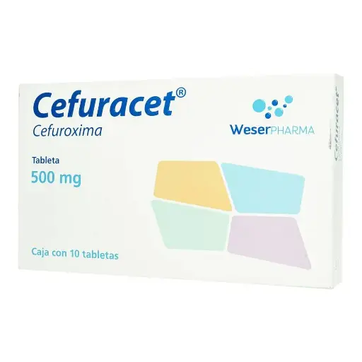 [CEFUROXIMA] CEFURACET 500MG TABLETAS CON 10