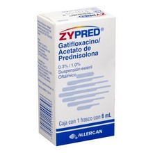 [GATIFLOXACINO,PREDNISOLONA] ZYPRED 0.3%/1.0% SUSPENSION GOTAS 6ML