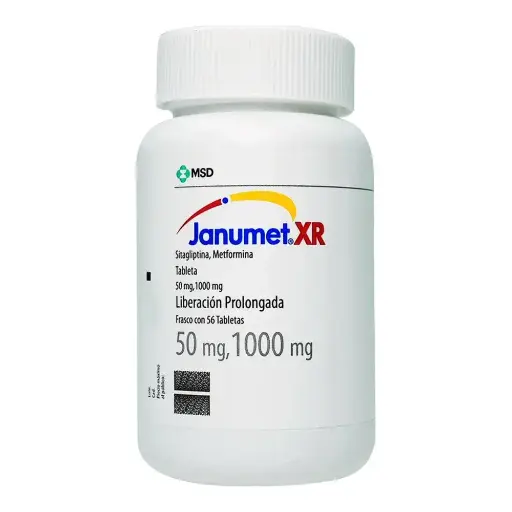 [METFORMINA,SITAGLIPTINA] JANUMET XR 50/1000MG TABLETAS CON 56