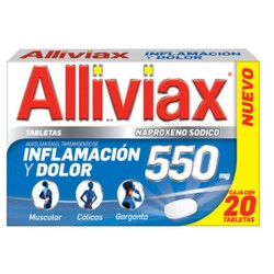 [NAPROXENO] ALLIVIAX 550MG TAB C/20