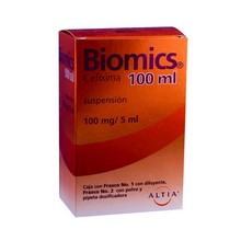 [CEFIXIMA] BIOMICS 100MG/5ML SUSPENSION 100ML