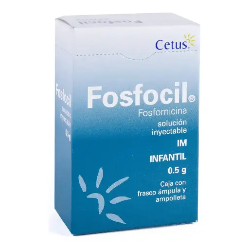 [FOSFOMICINA] FOSFOCIL I.M. 0.5 G INFANTIL AMPULA INYECTABLE CON 1