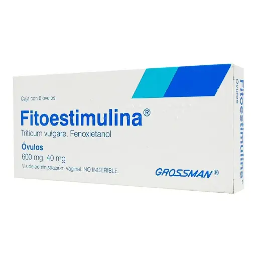[FENOXIETANOL,TRITICUM VULGARE] FITOESTIMULINA OVULOS CON 6