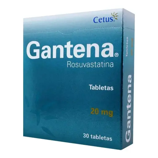 [ROSUVASTATINA] GANTENA 20MG TABLETAS CON 30