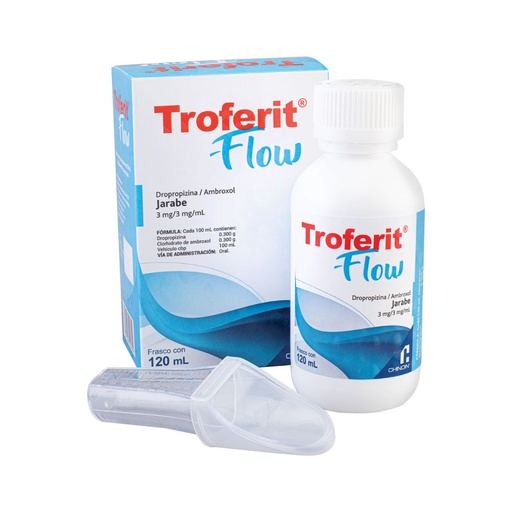 [DROPROPIZINA,AMBROXOL] TROFERIT FLOW JARABE 120ML