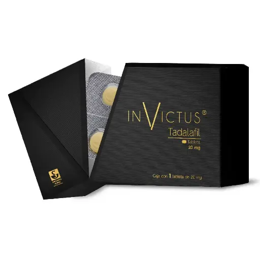 [TADALAFIL] INVICTUS 20MG TABLETAS CON 1