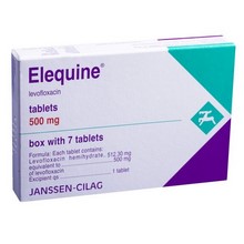 [LEVOFLOXACINO] ELEQUINE 500MG TABLETAS C/7