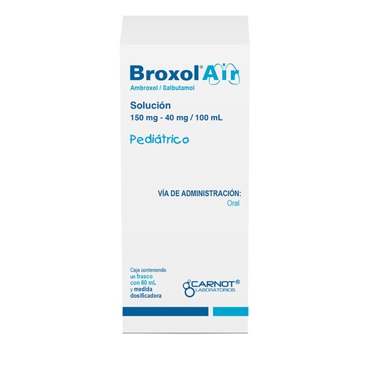 [SALBUTAMOL,AMBROXOL] BROXOL AIR 150/40MG SOLUCION 60ML