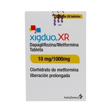 [DAPAGLIFLOZINA,METFORMINA] XIGDUO XR 10/1000MG TABLETAS C/28