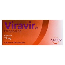 [PREGABALINA] VIRAVIR 75MG CAPSULAS C/28