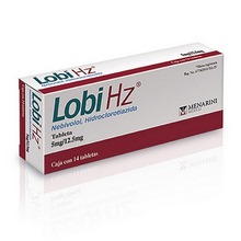 [HIDROCLOROTIAZIDA,NEBIVOLOL] LOBI HZ 5/12.5MG TABLETAS C/14