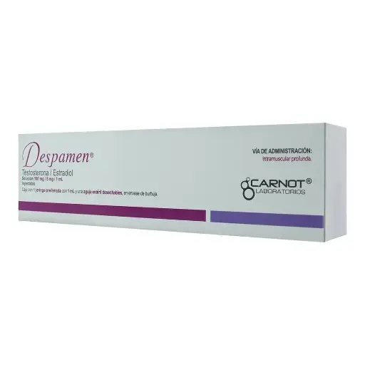 [ESTRADIOL,TESTOSTERONA] DESPAMEN 100/5MG JERINGA PRELL 1 ML