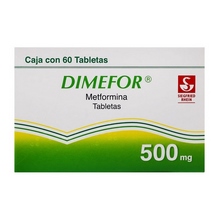 [METFORMINA] DIMEFOR 500MG TABLETAS C/60