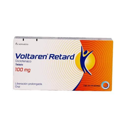 [DICLOFENACO SODICO] VOLTAREN RETARD 100MG TABLETAS LP CON 20