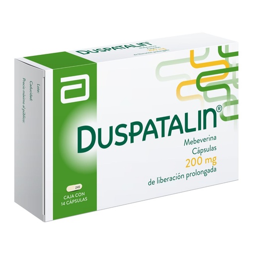 [MEBEVERINA] DUSPATALIN 200MG CAPSULAS CON 14