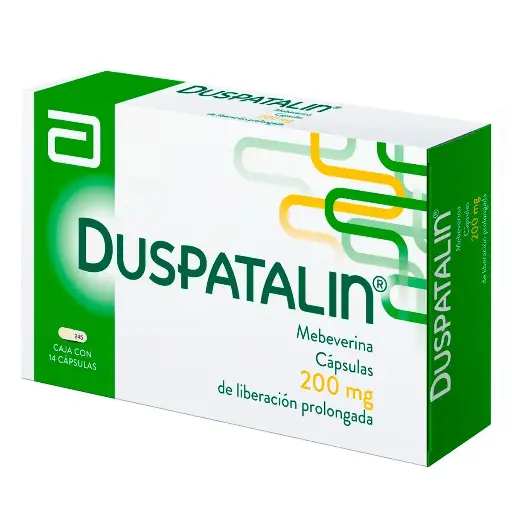 [MEBEVERINA] DUSPATALIN 200MG CAPSULAS CON 14