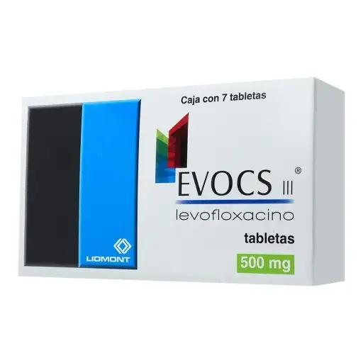 [LEVOFLOXACINO] EVOCS III 500MG TABLETAS CON 7