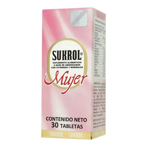 [ACIDO GLUTAMICO] SUKROL MUJER TABLETAS CON 30