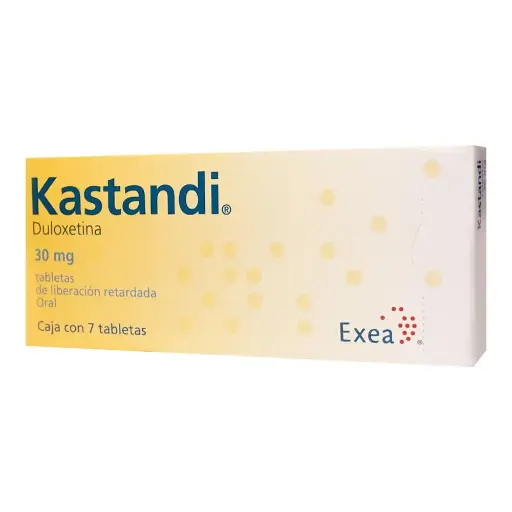 [DULOXETINA] KASTANDI 30MG TABLETAS CON 7