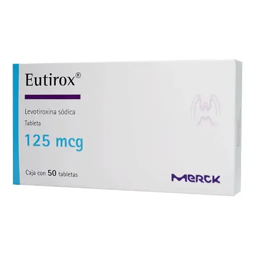 [LEVOTIROXINA] EUTIROX 125MCG TABLETAS CON 50