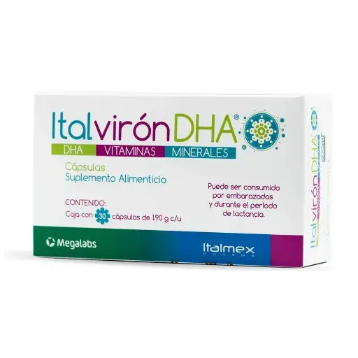 [MULTIVITAMINICO] ITALVIRON DHA SUPLEMENTO ALIMENTICIO CAPSULAS CON 30
