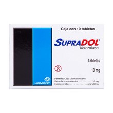[KETOROLACO] SUPRADOL 10MG TABLETAS C/10
