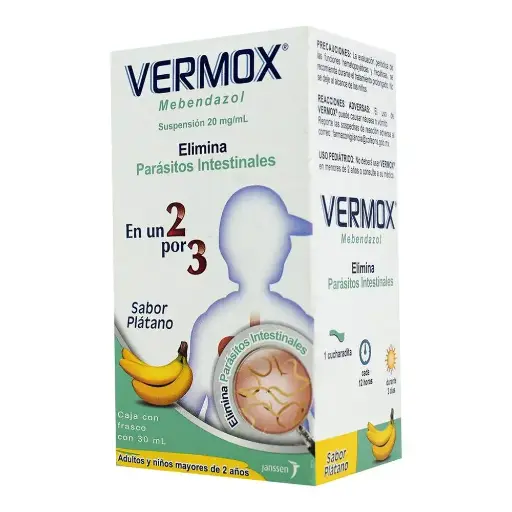 [MEBENDAZOL] VERMOX SUSPENSION 30ML