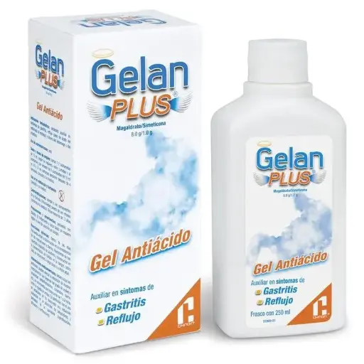 [SIMETICONA,MAGALDRATO] GELAN PLUS 8/1G GEL 250ML