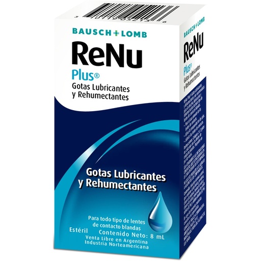 [GOTAS] RENU PLUS LUB/REHUMECTANTE GOTAS 8ML