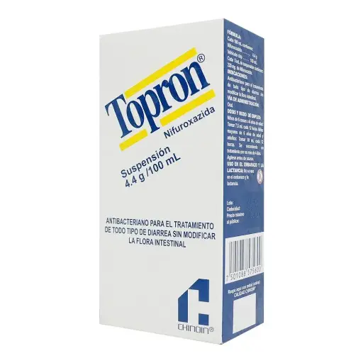 [NIFUROXAZIDA] TOPRON ORAL 4.4G SUSPENSION 120ML