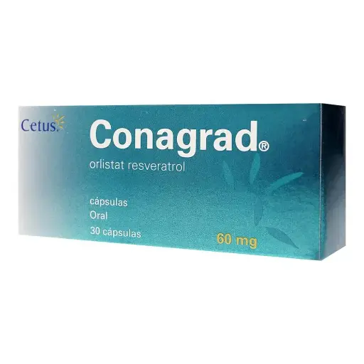 [ORLISTAT] CONAGRAD 60MG CAPSULAS CON 30