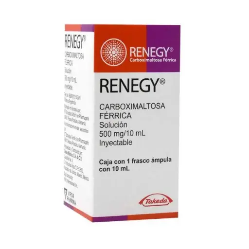 [CARBOXIMALTOSA FERRICA] RENEGY 500MG/10ML FRASCO AMPULA CON 1