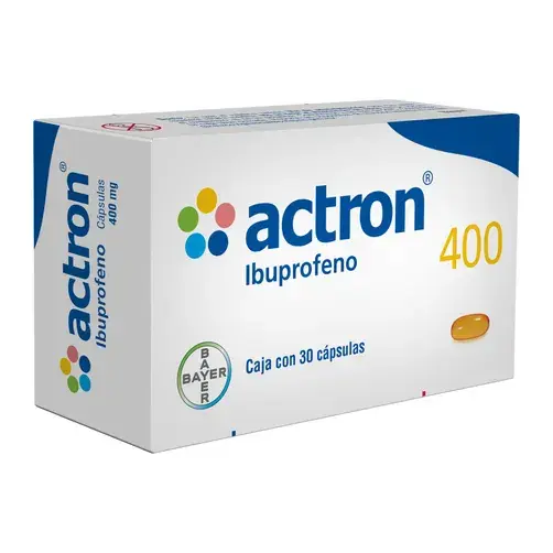 [IBUPROFENO] ACTRON 400 400MG CAPSULAS C/30