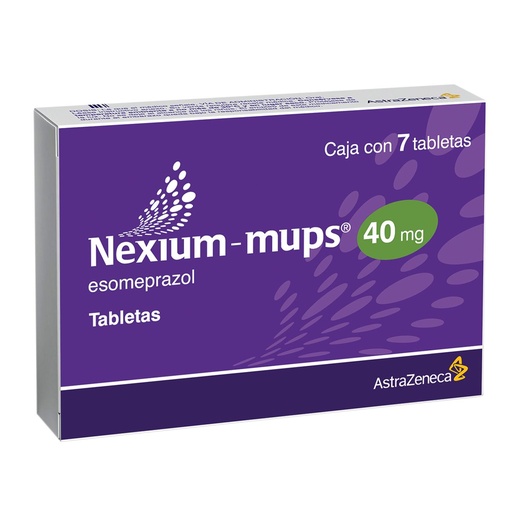 [ESOMEPRAZOL] NEXIUM-MUPS 40MG TABLETAS CON 7